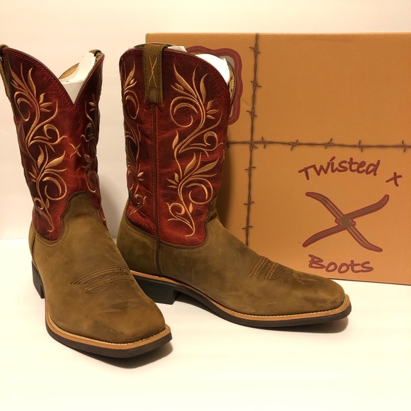 twisted x square toe cowboy boots